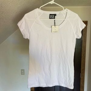 White “Z” Basic Tee